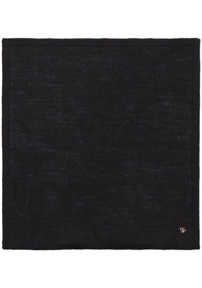 Gucci Double G wool pocket square - Black