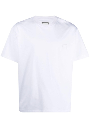 Wooyoungmi logo-patch cotton T-shirt - White