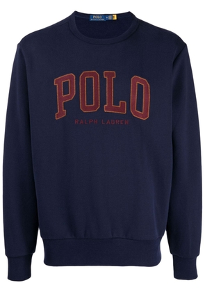 Polo Ralph Lauren logo-embroidered crew-neck sweatshirt - Blue