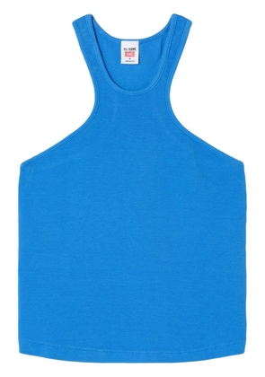RE/DONE Racer cotton tank top - Blue