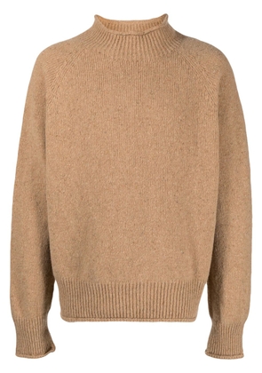 YMC Diddy high-neck knitted sweater - Brown