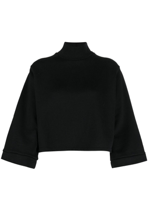 Thom Krom high-neck cotton sweatshirt - Black