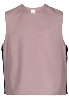 Paul Smith round-neck wool-blend vest - Pink