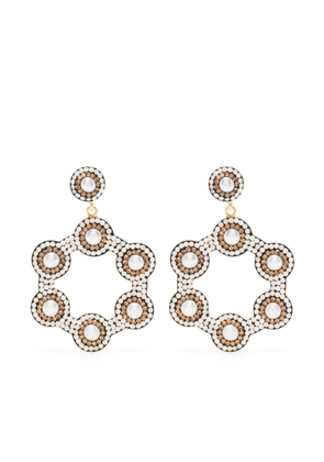 SORU Baroque Pearl hoop earrings - Gold