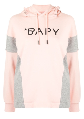 BAPY BY *A BATHING APE® colour blocked hoodie - Pink