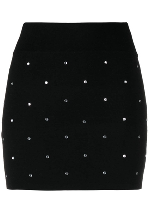 Zadig&Voltaire Mitty crystal-embellished knit miniskirt - Black