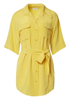 Equipment short-sleeve shirt minidress - Yellow