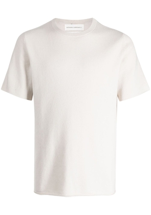 extreme cashmere crew-neck cashmere T-shirt - Neutrals