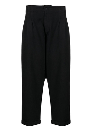 YMC Creole tapered twill trousers - Black