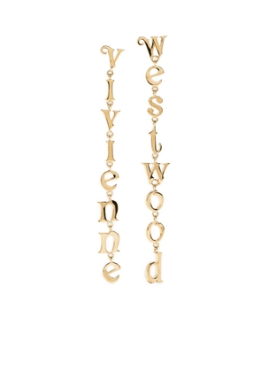 Vivienne Westwood Raimunda drop-design earrings - Gold