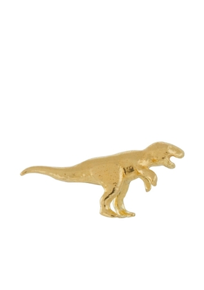 Alex Monroe 18kt yellow gold Teeny T-Rex stud single earring