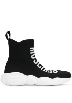 Moschino sock styled sneakers - Black