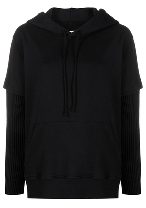 MM6 Maison Margiela layered hoodie - Black