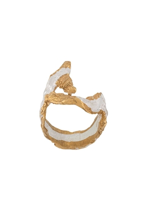LOVENESS LEE Ela two-tone ring - Gold