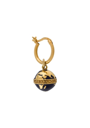 True Rocks globe detail hoop earrings - Gold