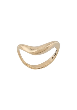BAR JEWELLERY large Wave ring - Gold
