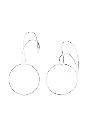 BAR JEWELLERY Opposing Forms silver earrings