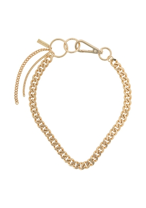Coup De Coeur hoop linked chain necklace - Gold