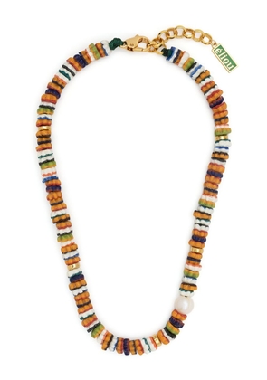 éliou flower bead necklace - Orange