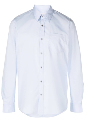 DRIES VAN NOTEN plain cotton shirt - Blue