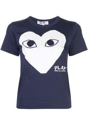 Comme Des Garçons Play printed T-shirt - Blue
