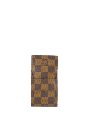 Louis Vuitton 2012 pre-owned Damier Ebène Etui cigarette case - Brown