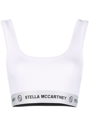Stella McCartney S-Wave Tape cropped tank top - White