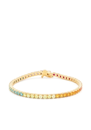 CARAT* LONDON rainbow tennis bracelet - Silver