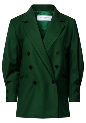 Equipment double-breasted blazer - Green