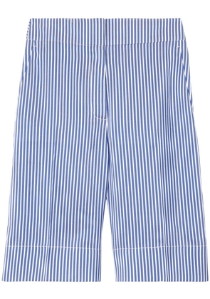 Burberry striped silk shorts - Blue