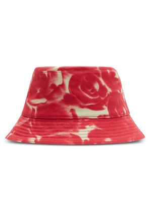 Burberry rose-print cotton bucket hat - Pink