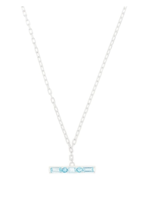 Dinny Hall Gemset T-bar necklace - Silver