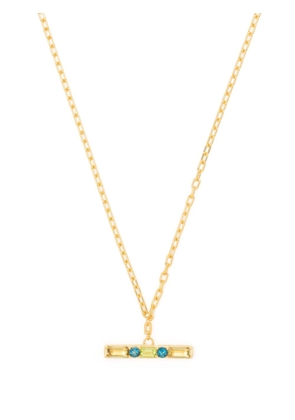 Dinny Hall Gemset T-bar necklace - Gold