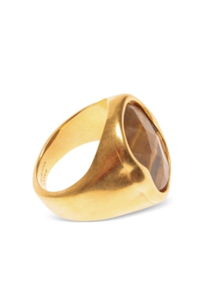 Bally Frame gemstone ring - Gold