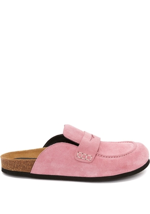 JW Anderson Felt flat loafers - Pink