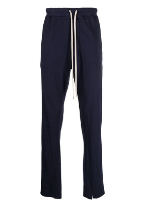 Rick Owens DRKSHDW straight-leg drawstring-waistband trousers - Blue
