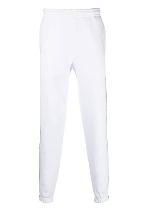 Lacoste logo-tape detailing track pants - White
