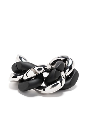 Philipp Plein chunky chain link bracelet - Black