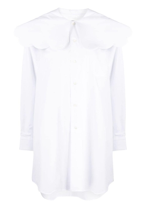 Comme Des Garçons Girl cotton long-length shirt - White