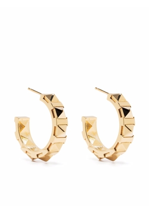 Valentino Garavani Rockstud hoop earrings - Gold