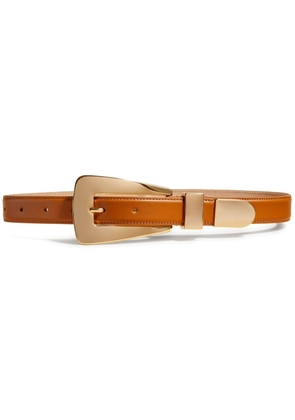 KHAITE The Lucca leather belt - Brown