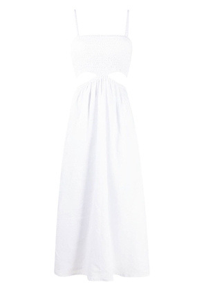 Faithfull the Brand Tayari linen midi dress - White
