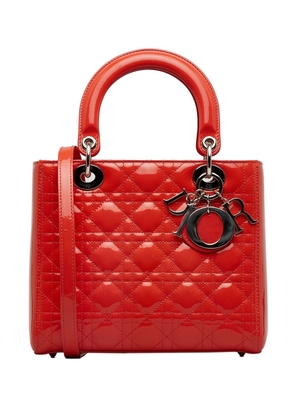 Christian Dior 2012 pre-owned medium Cannage Lady Dior two-way handbag - Red