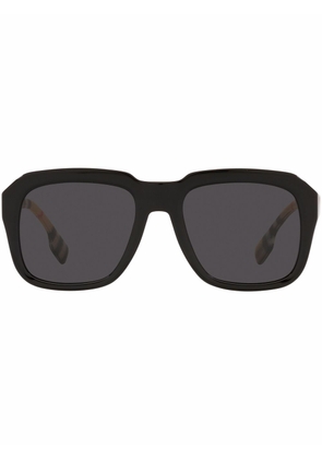 Burberry Eyewear BE4350 oversized frame sunglasses - Black