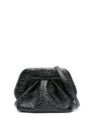 Themoirè Tia leather crossbody bag - Black