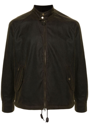 Baracuta band collar cotton bomber jacket - Brown