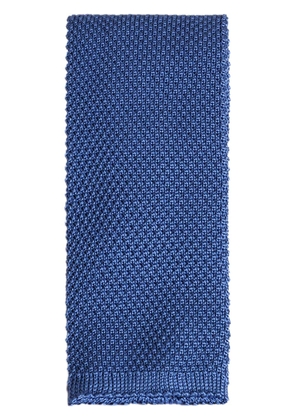 Dolce & Gabbana square tip tricot tie - Blue