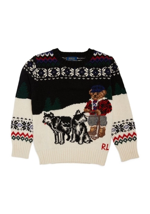 Ralph Lauren Kids Wool-Blend Polo Bear Husky Sweater (2-7 Years)