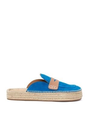 Jw Anderson Suede Espadrille Mules