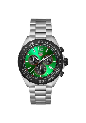 Tag Heuer Stainless Steel Formula 1 Chronograph Watch 43Mm